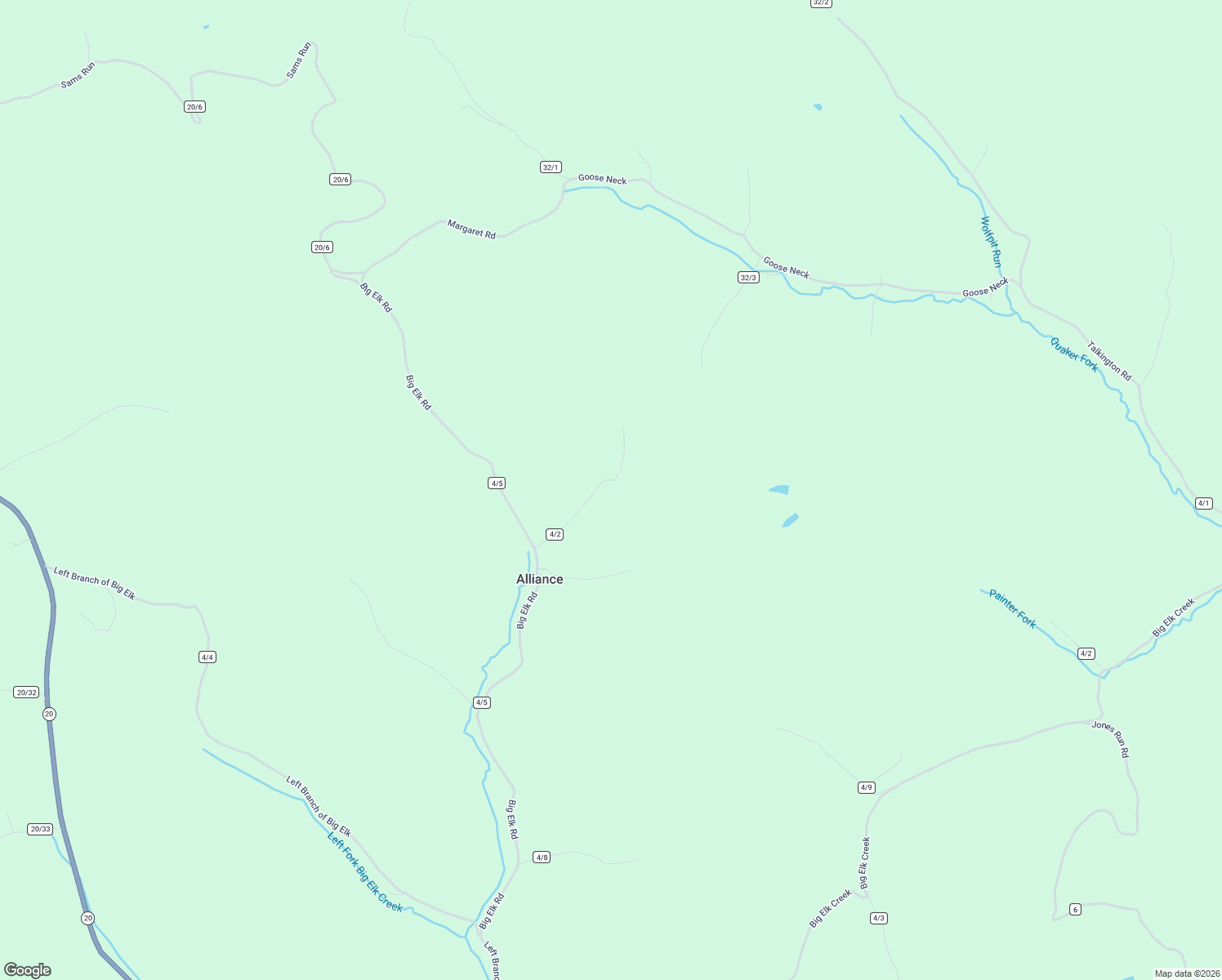 map of restaurants, bars, coffee shops, grocery stores, and more near in Alliance