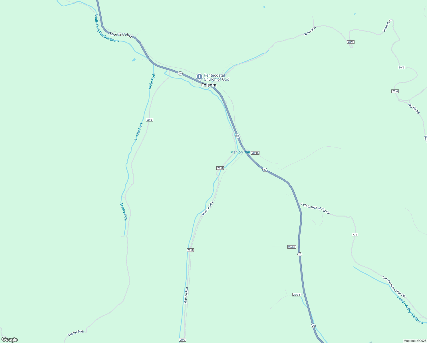 map of restaurants, bars, coffee shops, grocery stores, and more near 408 Manion Run in Folsom