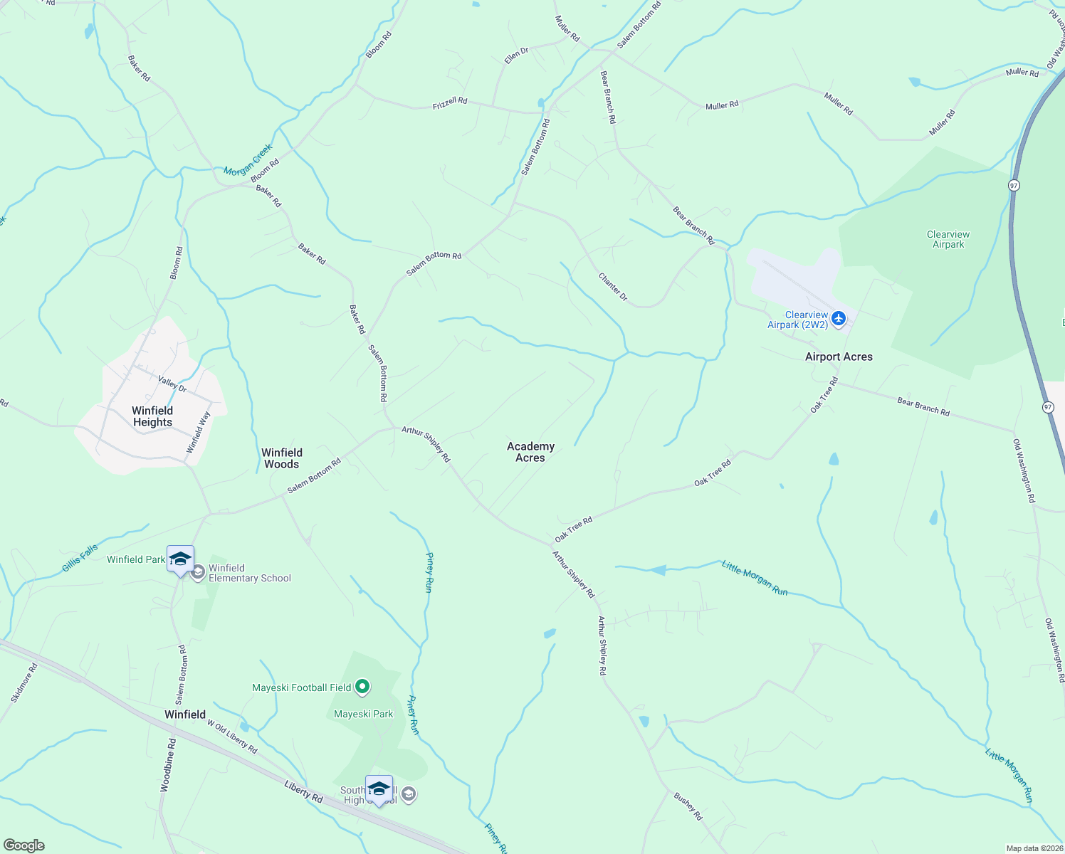 map of restaurants, bars, coffee shops, grocery stores, and more near 4116 Teklen Drive in Westminster