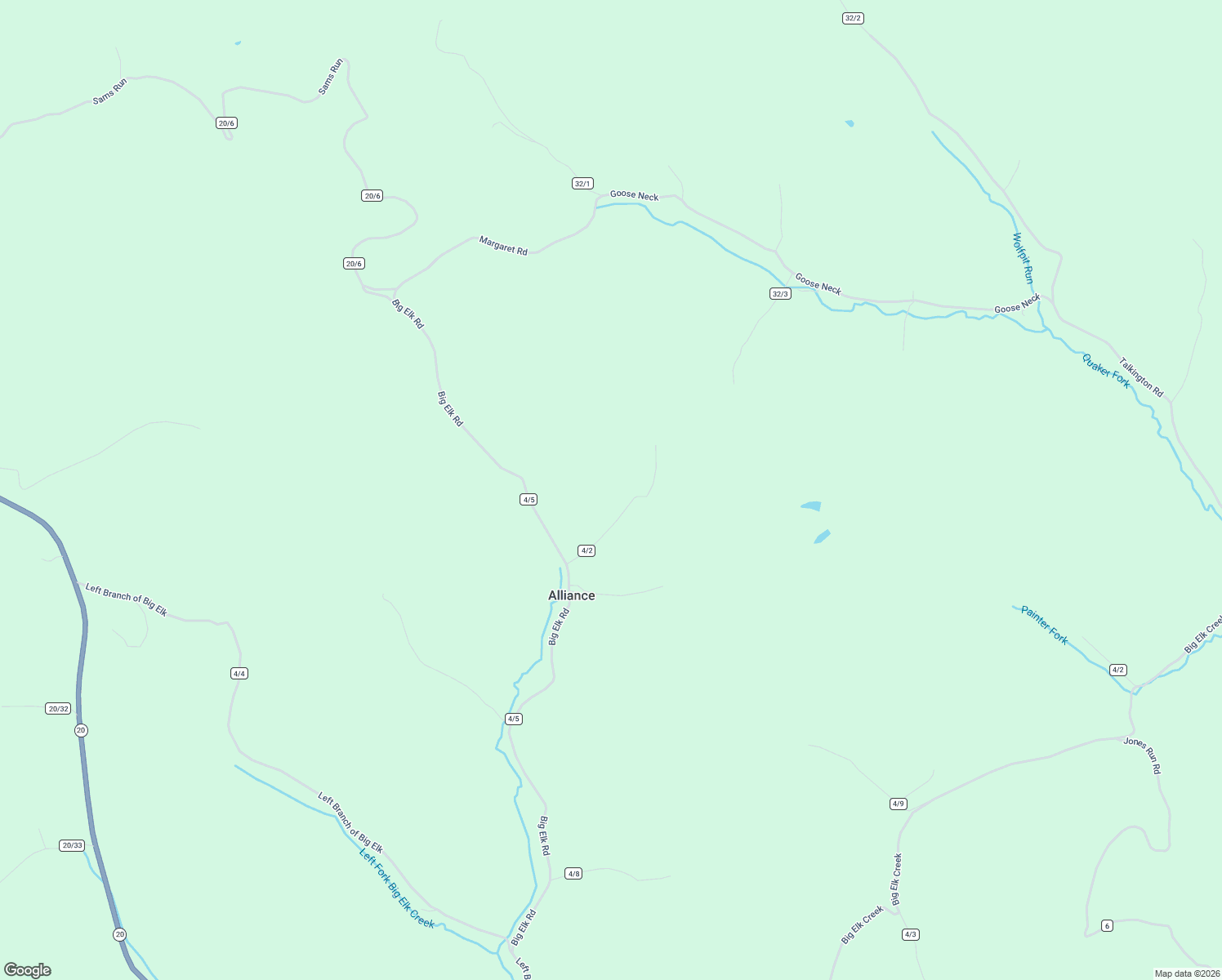 map of restaurants, bars, coffee shops, grocery stores, and more near in Alliance