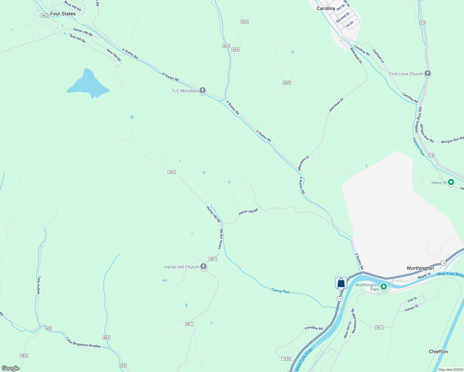 map of restaurants, bars, coffee shops, grocery stores, and more near 71 Hillsborough Lane in Worthington