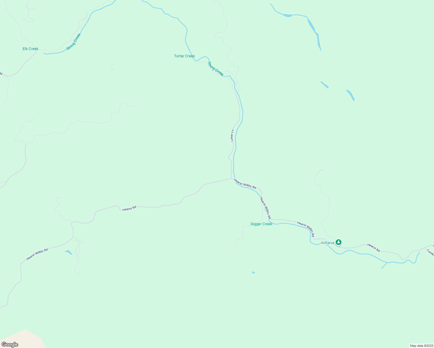 map of restaurants, bars, coffee shops, grocery stores, and more near 7946 Hearst Willits Road in Willits