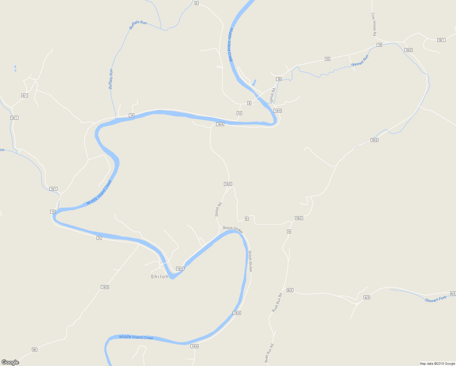 map of restaurants, bars, coffee shops, grocery stores, and more near Shiloh Road in Friendly