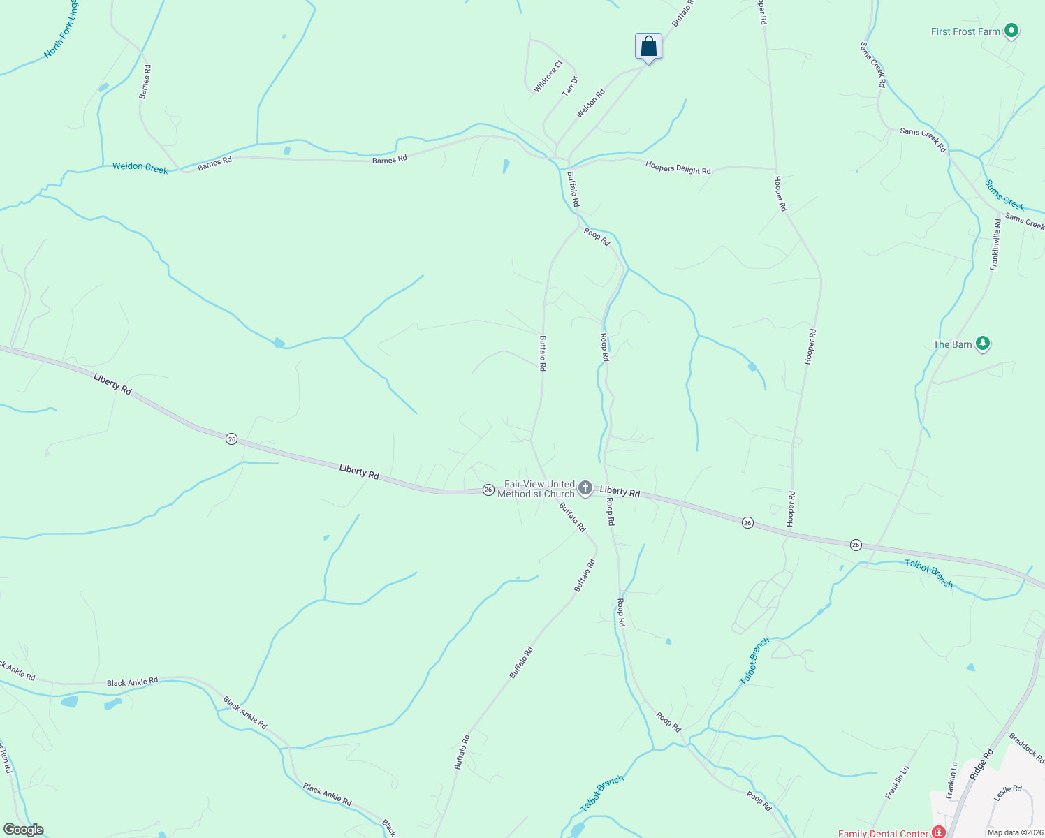 map of restaurants, bars, coffee shops, grocery stores, and more near 3901 Buffalo Rd in New Windsor