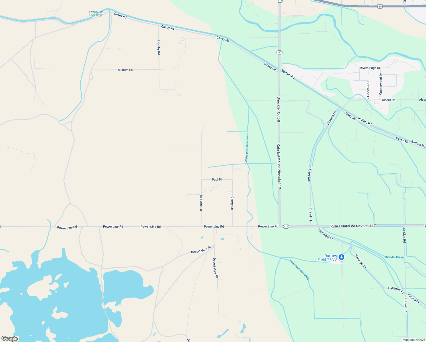 map of restaurants, bars, coffee shops, grocery stores, and more near 6530 Paul Pl in Fallon