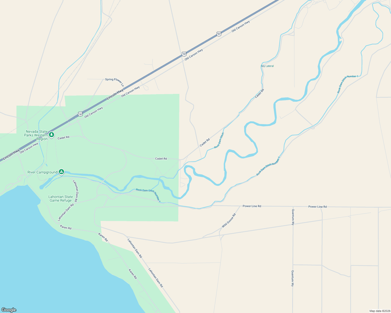 map of restaurants, bars, coffee shops, grocery stores, and more near 15423 Fisherman Road in Fallon