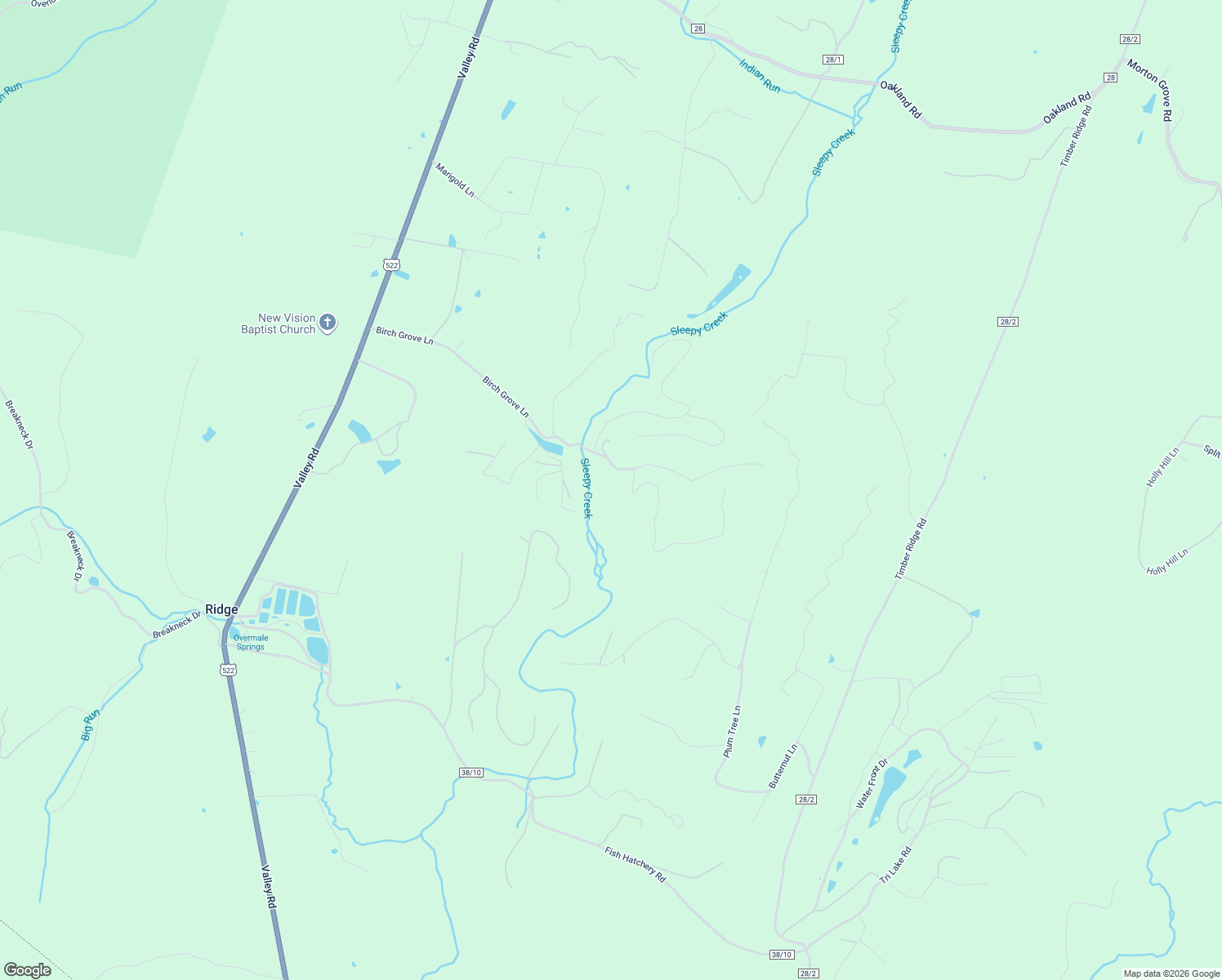 map of restaurants, bars, coffee shops, grocery stores, and more near 307 Cattail Drive in Berkeley Springs