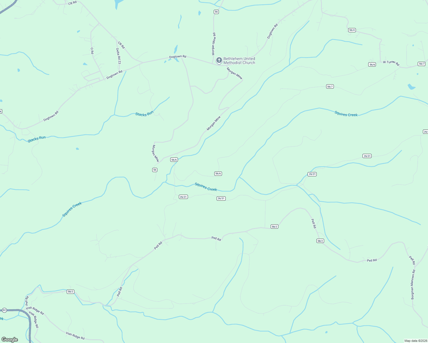 map of restaurants, bars, coffee shops, grocery stores, and more near in Arthurdale