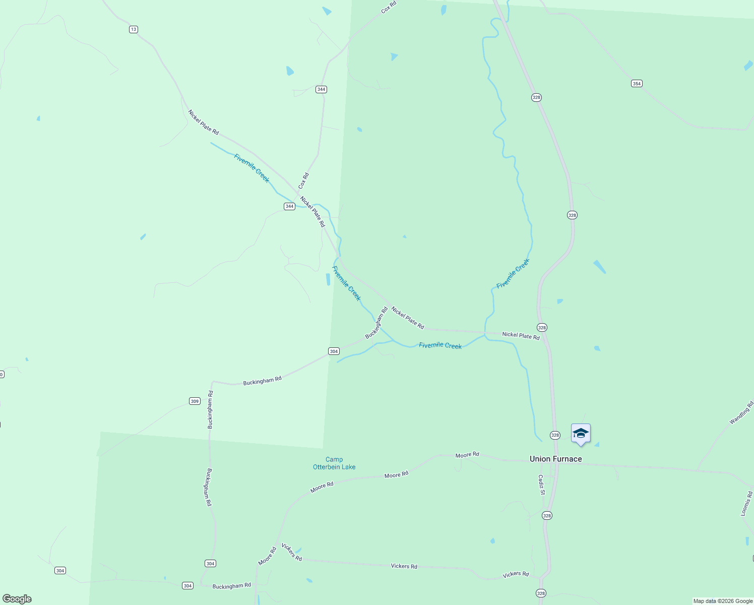 map of restaurants, bars, coffee shops, grocery stores, and more near Nickel Plate Road in Logan