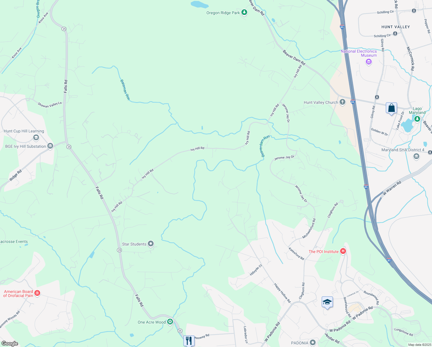 16 David Luther Court, Cockeysville MD Walk Score