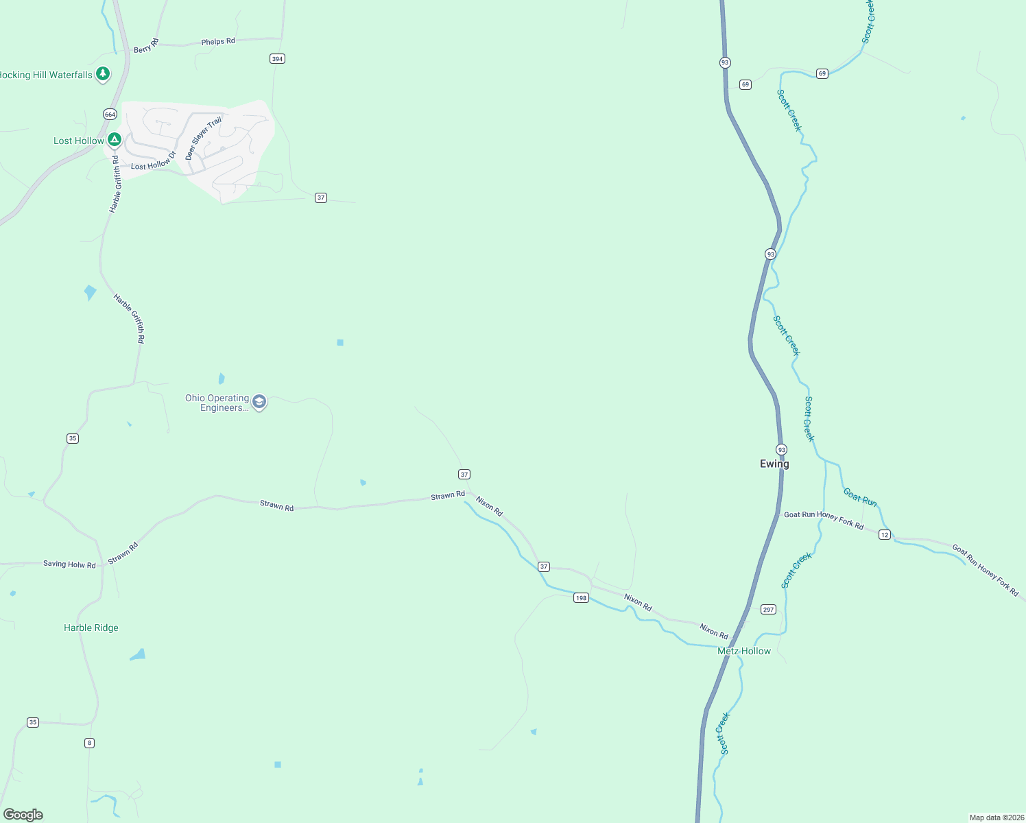 map of restaurants, bars, coffee shops, grocery stores, and more near in Ewing