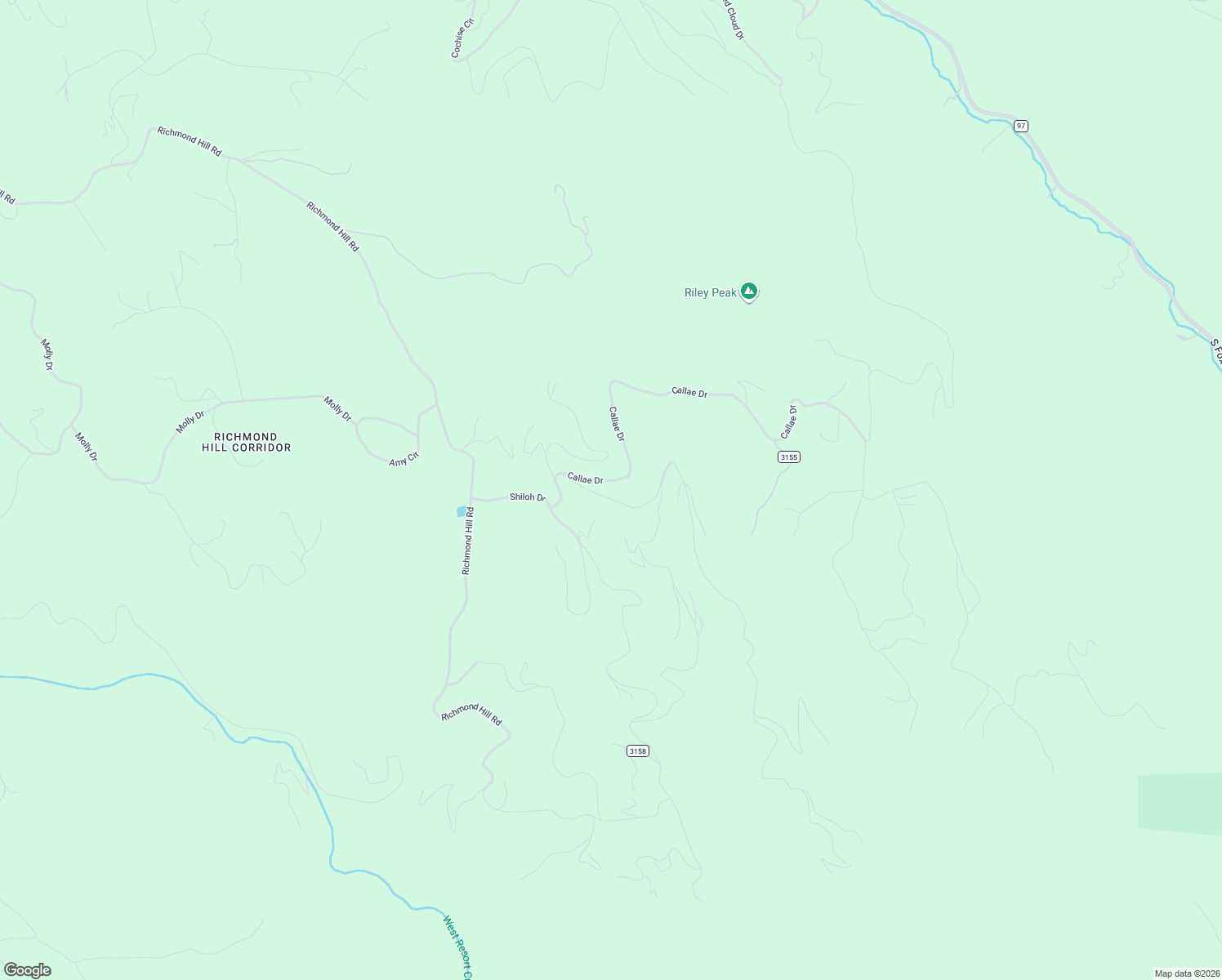 map of restaurants, bars, coffee shops, grocery stores, and more near 13208 Elsie Road in Conifer