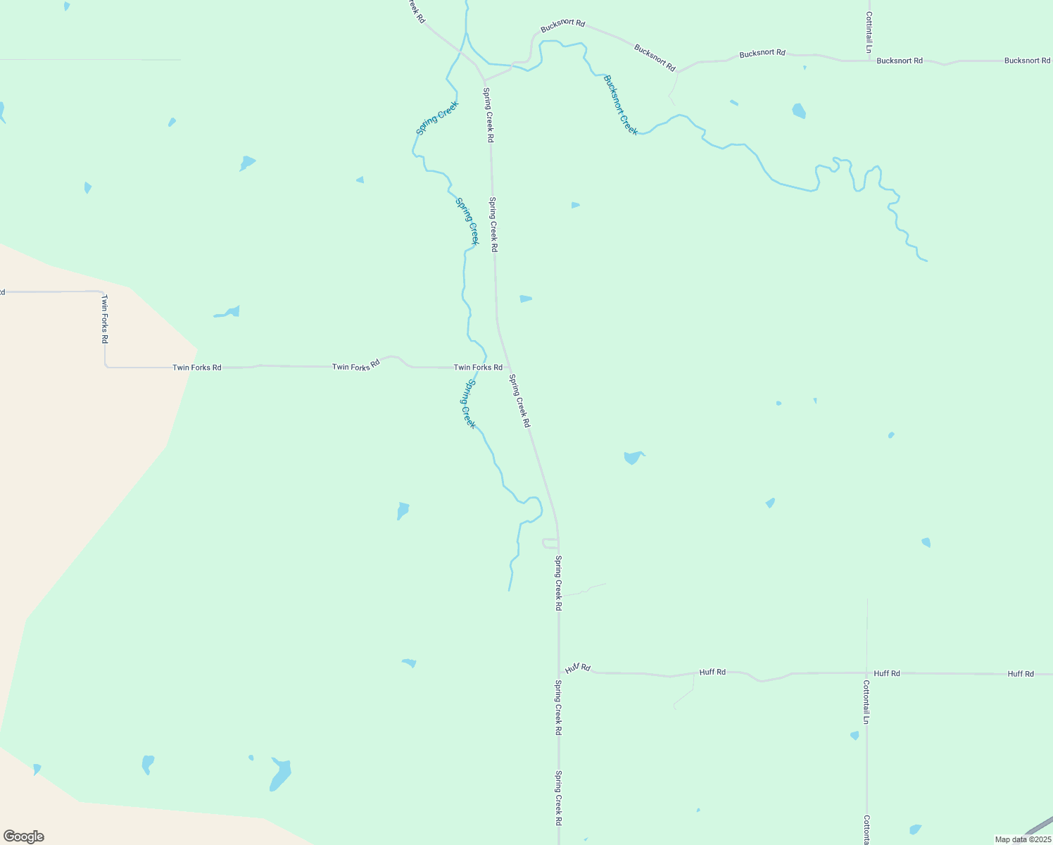map of restaurants, bars, coffee shops, grocery stores, and more near 18910 Spring Creek Road in Olsburg