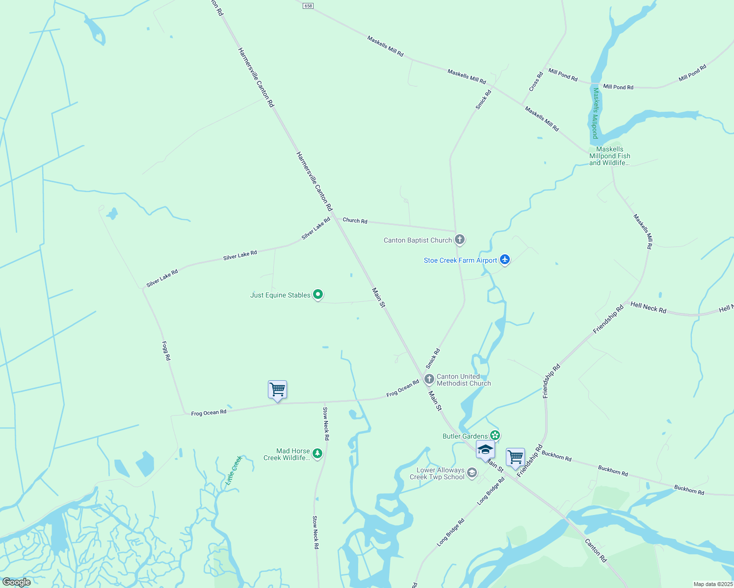 map of restaurants, bars, coffee shops, grocery stores, and more near 847 Main Street in Salem