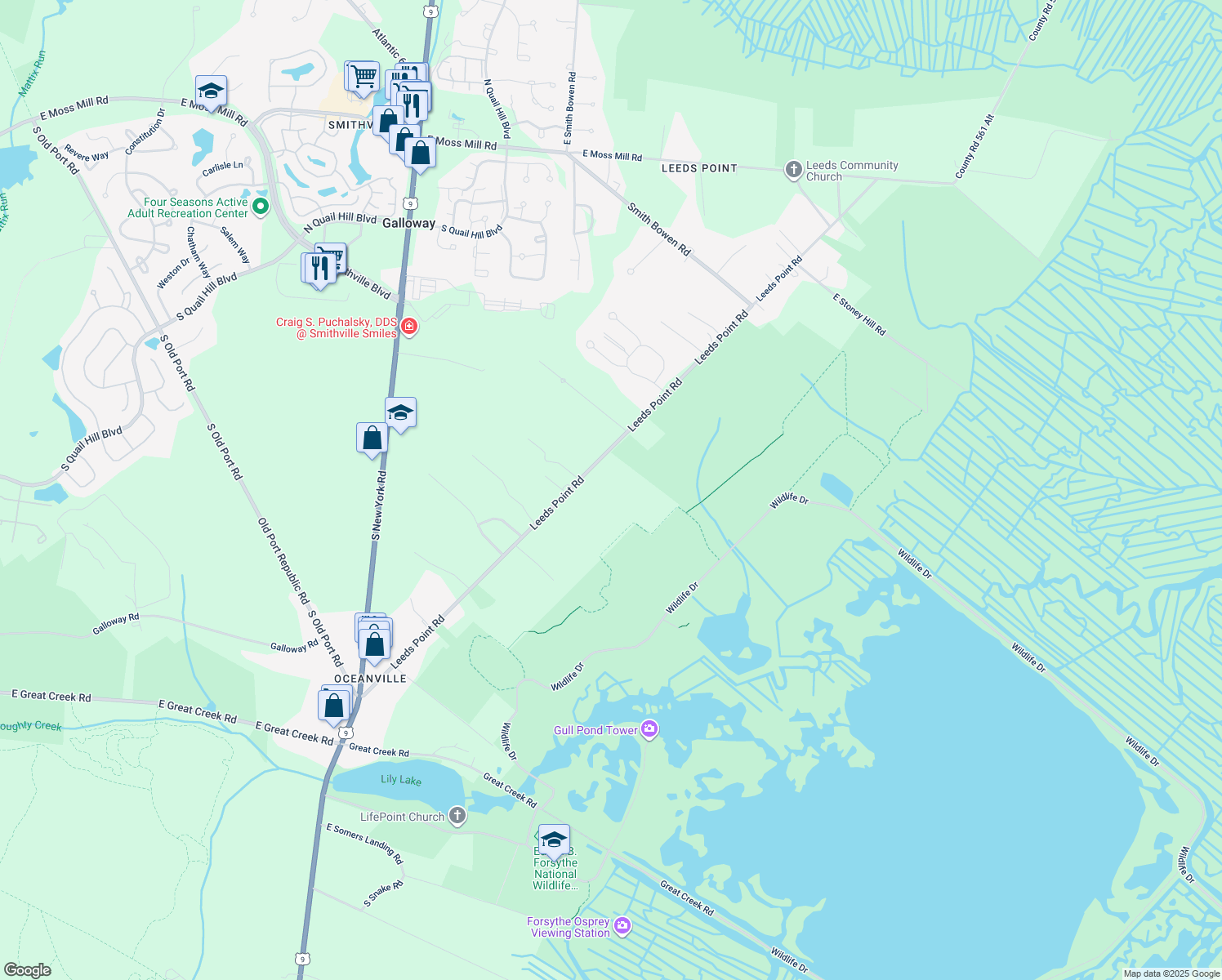 108 Leeds Point Road, Galloway NJ Walk Score