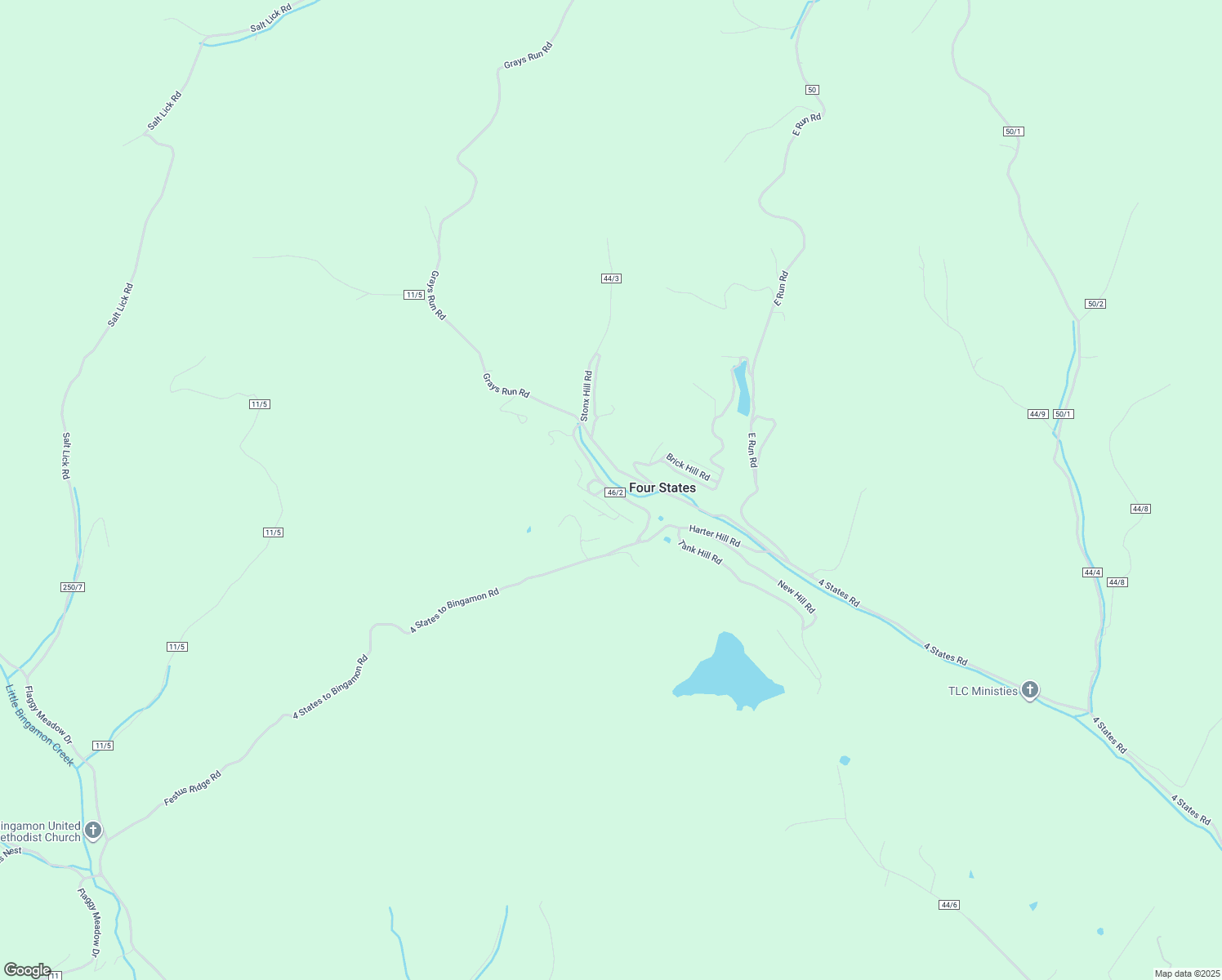 map of restaurants, bars, coffee shops, grocery stores, and more near in Four States