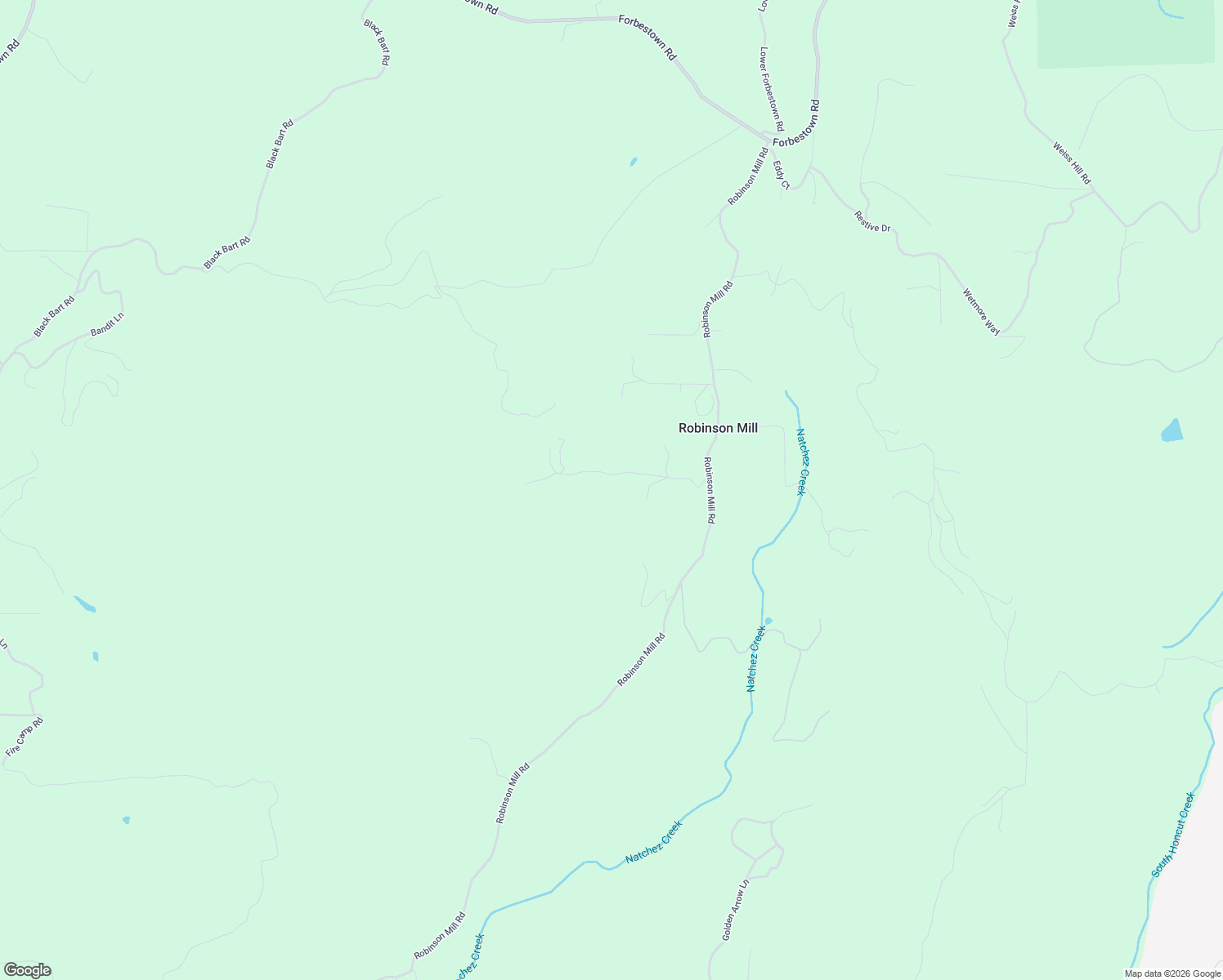 map of restaurants, bars, coffee shops, grocery stores, and more near 129 Black Tail Road in Oroville