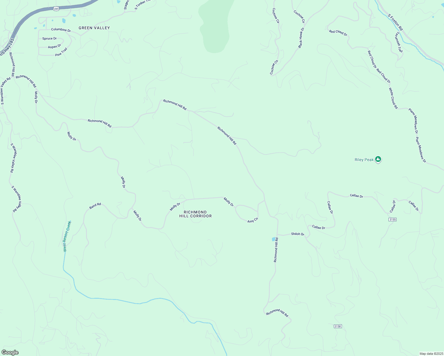 map of restaurants, bars, coffee shops, grocery stores, and more near 12879 Meadow Drive in Jefferson County
