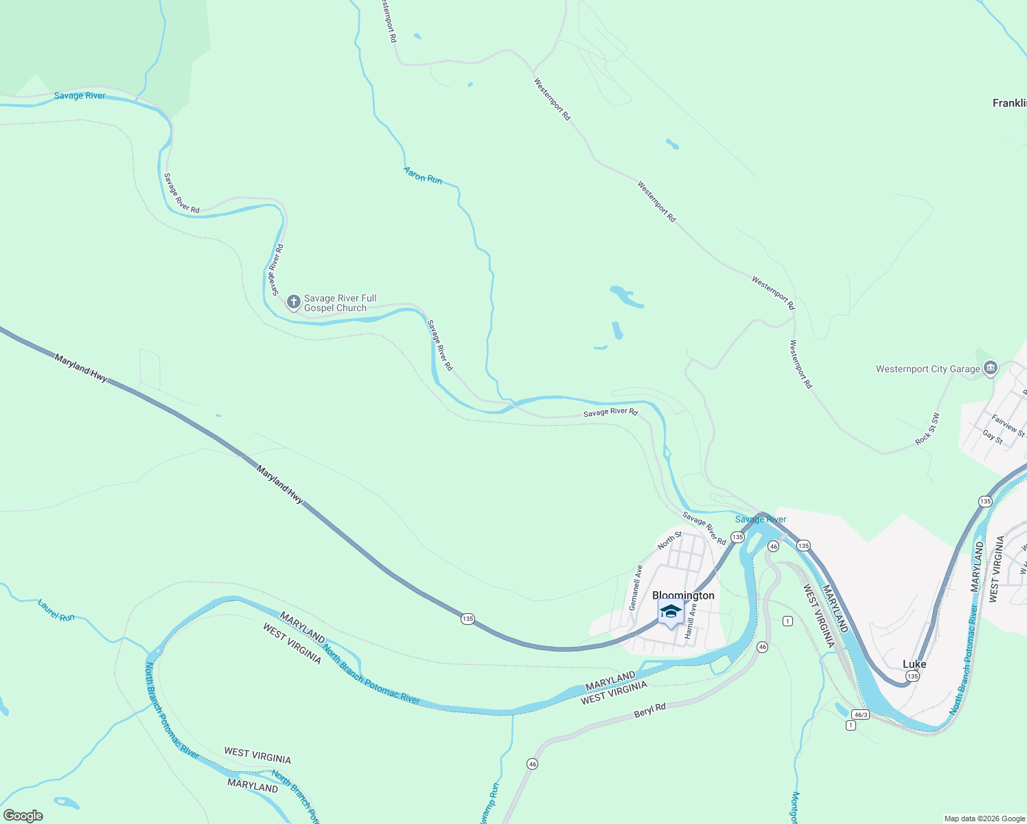 map of restaurants, bars, coffee shops, grocery stores, and more near in Bloomington