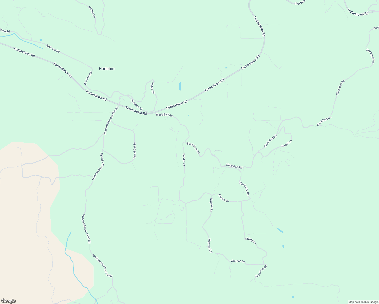 map of restaurants, bars, coffee shops, grocery stores, and more near 260 Black Bart Road in Oroville