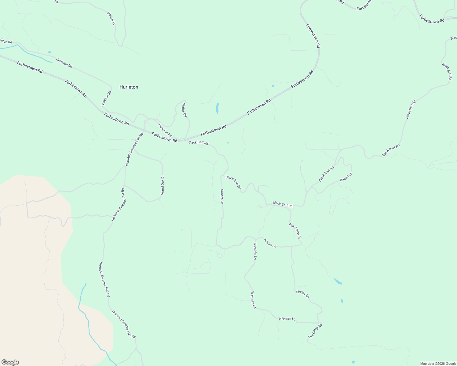 map of restaurants, bars, coffee shops, grocery stores, and more near 260 Black Bart Road in Oroville