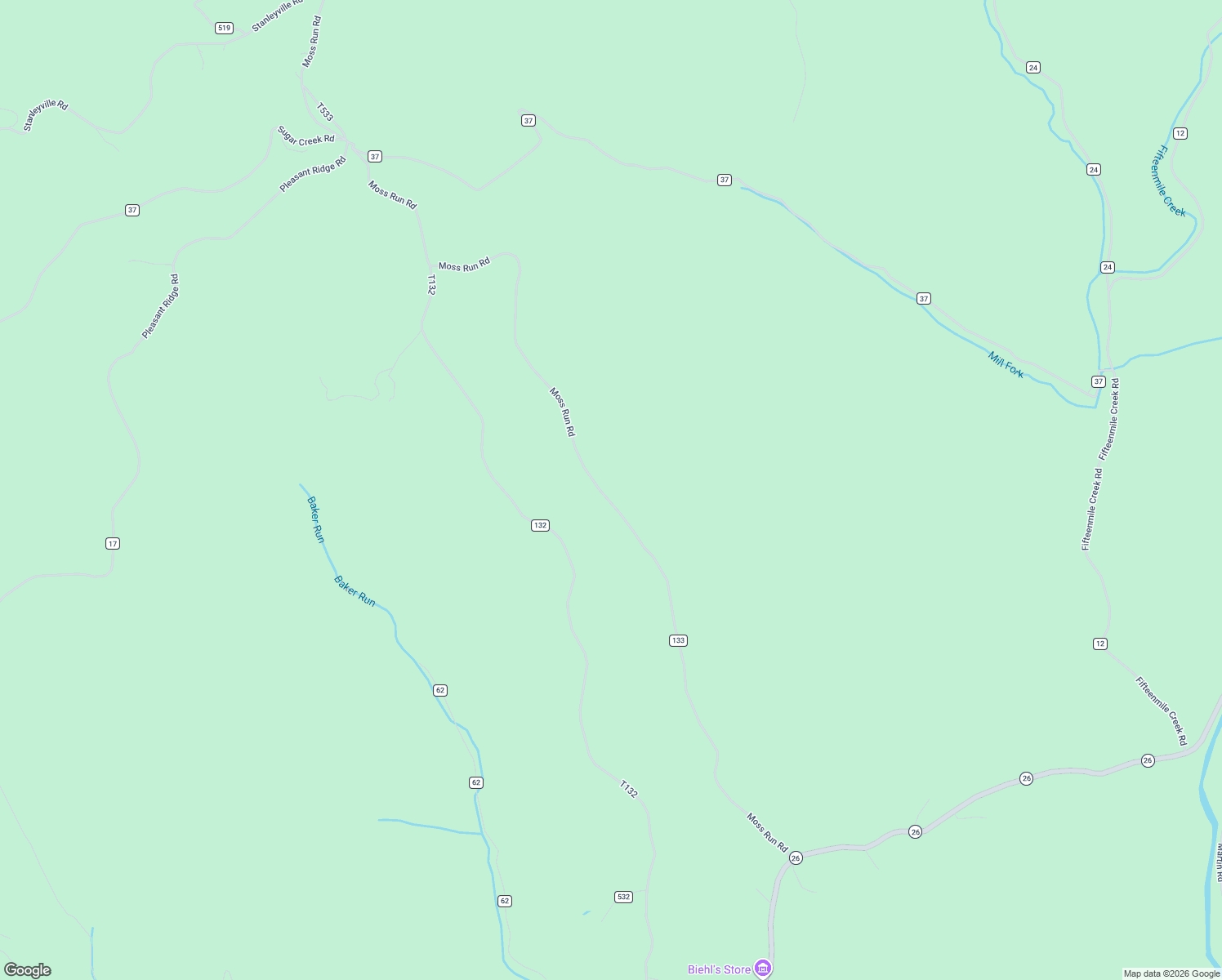 map of restaurants, bars, coffee shops, grocery stores, and more near 3 Moss Run Road in Marietta