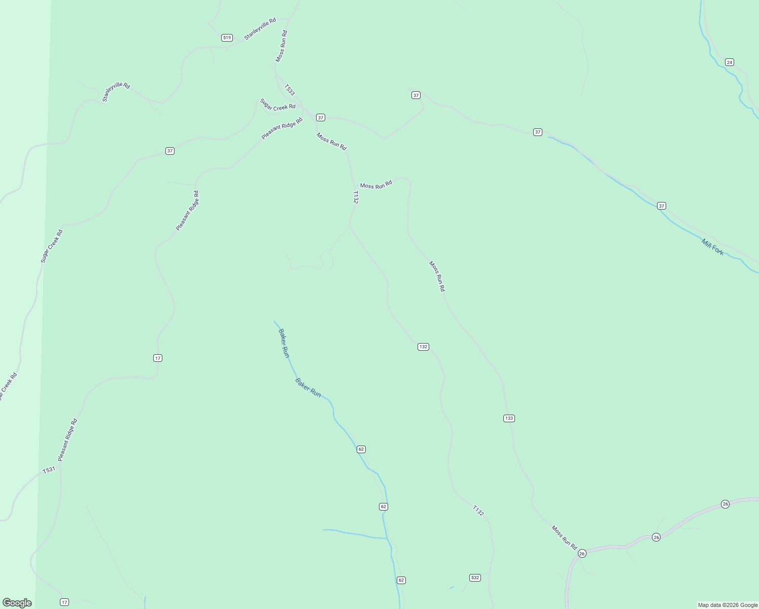 map of restaurants, bars, coffee shops, grocery stores, and more near T-132 D A V Road in Whipple