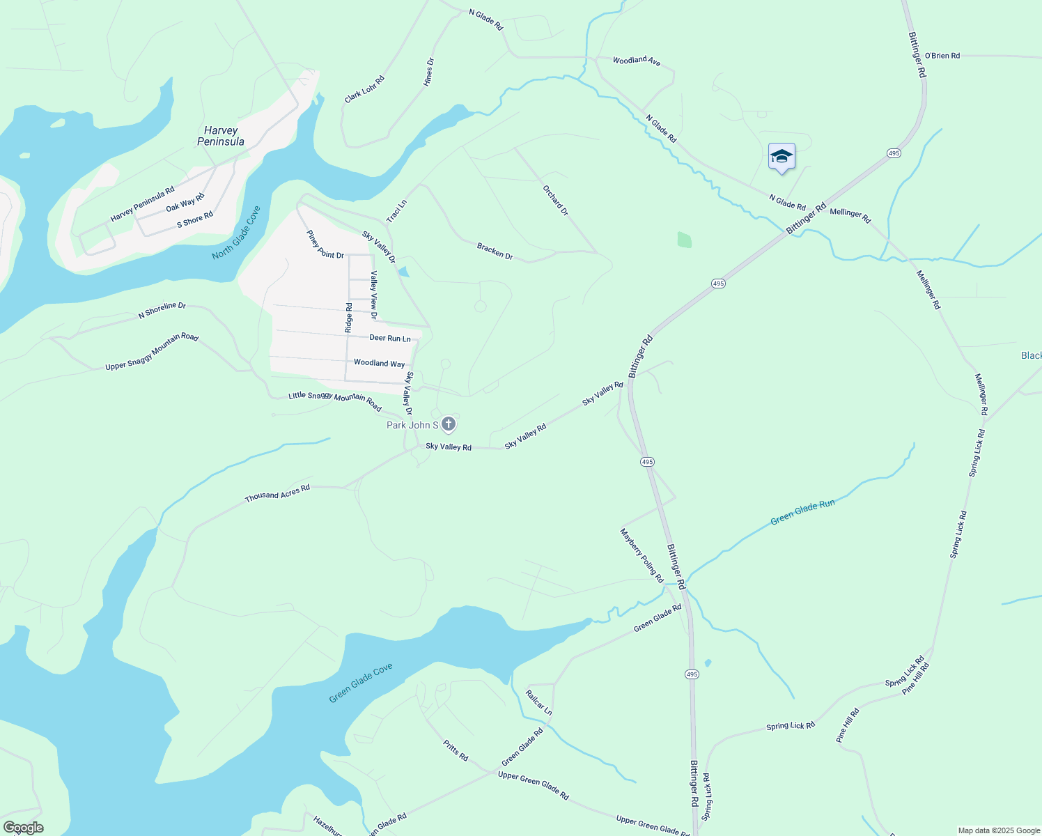 map of restaurants, bars, coffee shops, grocery stores, and more near 118 Sears Lane in Swanton