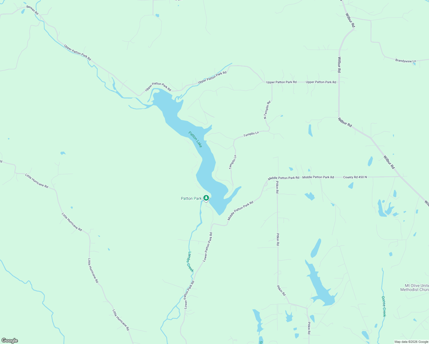 map of restaurants, bars, coffee shops, grocery stores, and more near 4594 North Templin Road in Martinsville