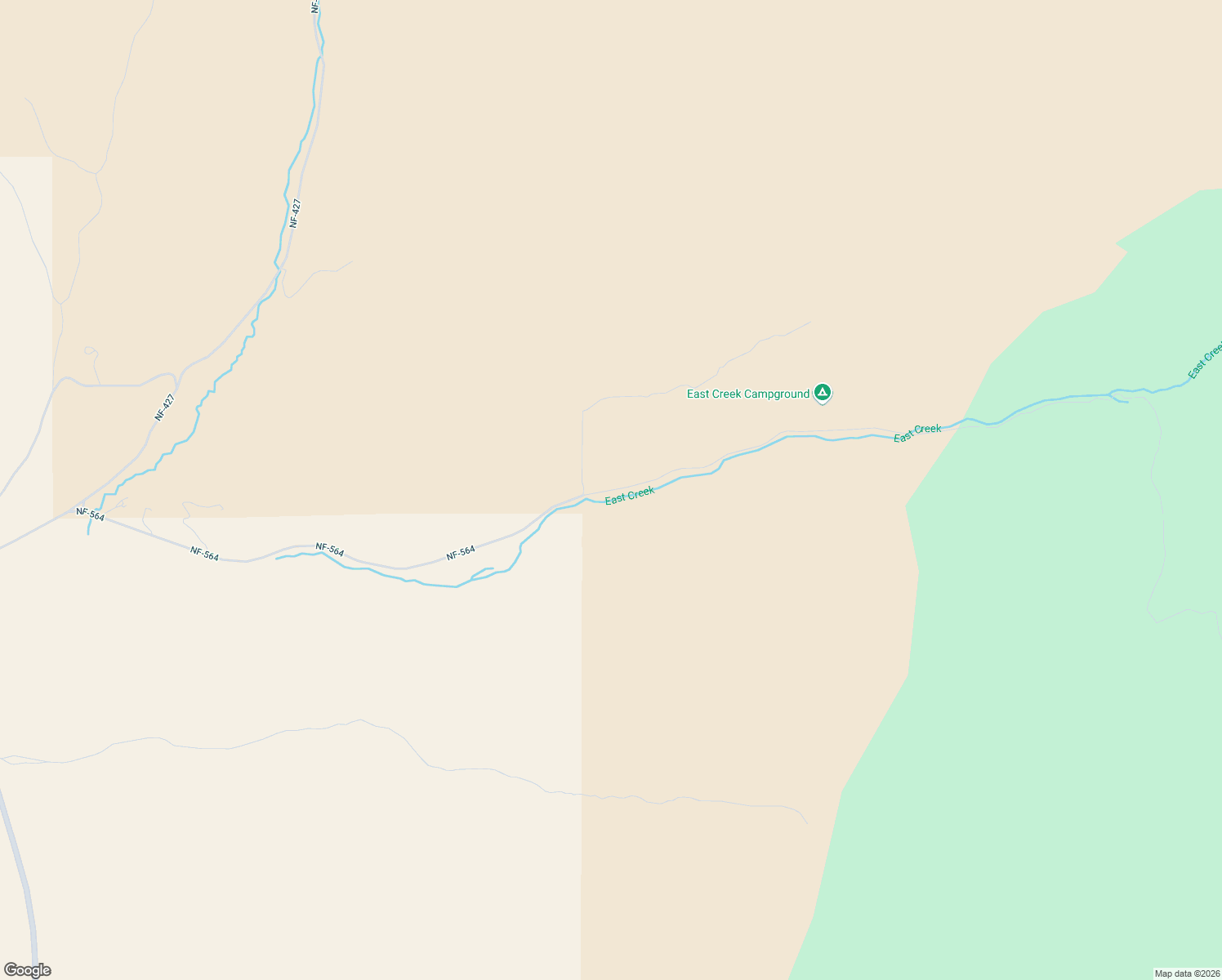 map of restaurants, bars, coffee shops, grocery stores, and more near National Forest Development Road 564 in White Pine County