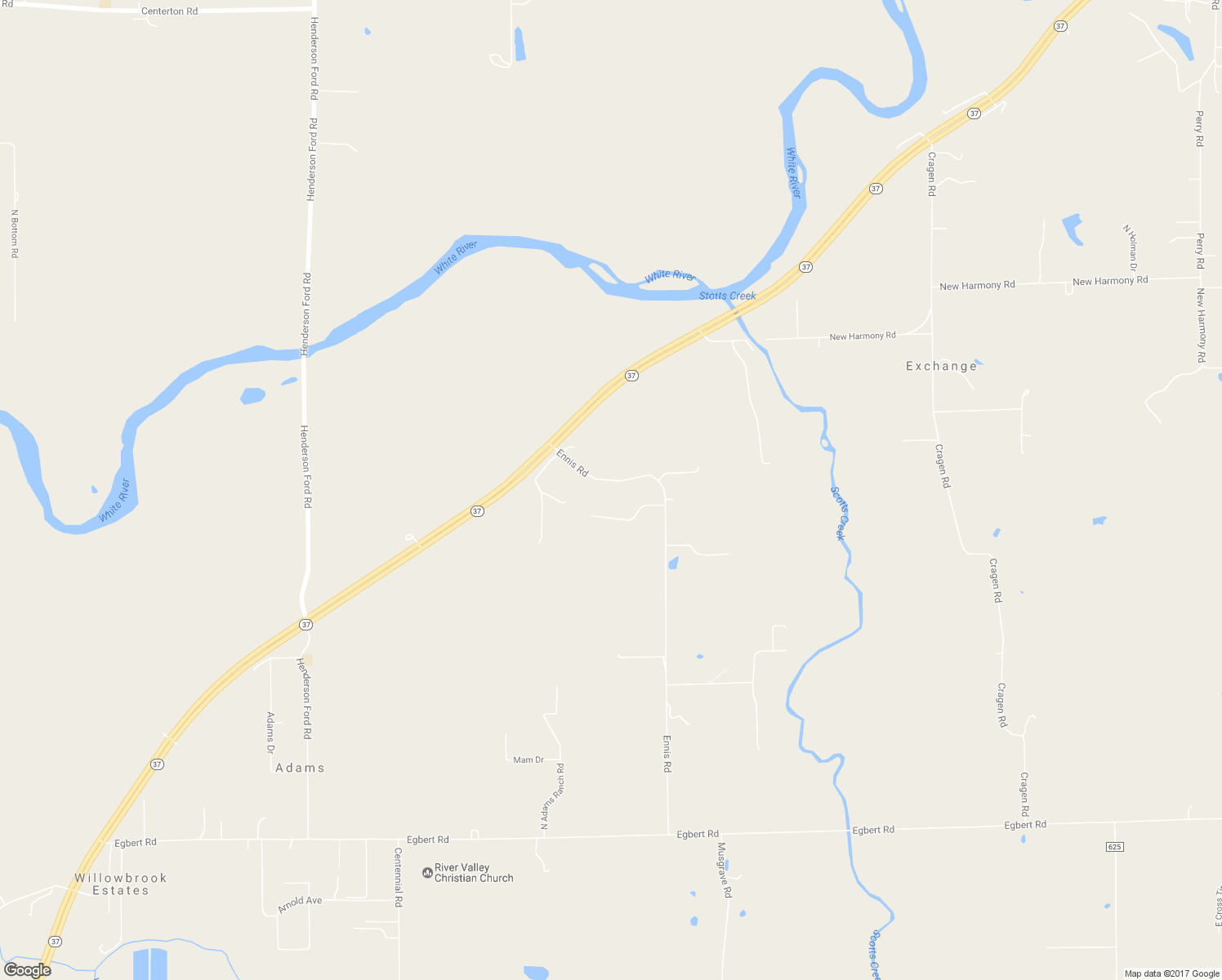 map of restaurants, bars, coffee shops, grocery stores, and more near 4610 Ennis Road in Martinsville