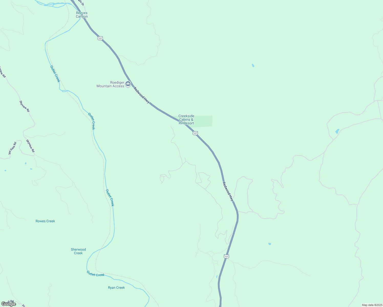 map of restaurants, bars, coffee shops, grocery stores, and more near in Willits