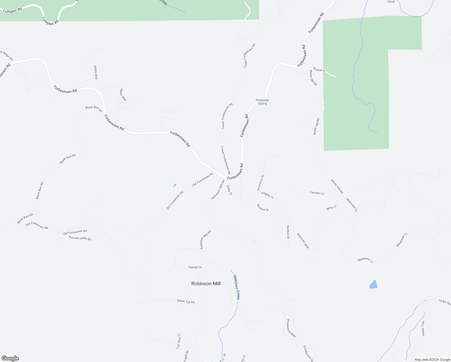 map of restaurants, bars, coffee shops, grocery stores, and more near 0 Eddy Court in Oroville