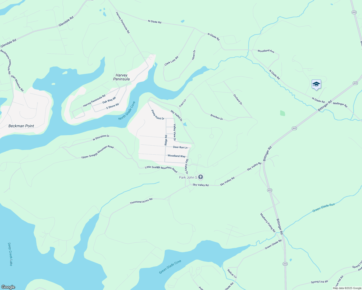map of restaurants, bars, coffee shops, grocery stores, and more near 110 Deer Run Lane in Swanton