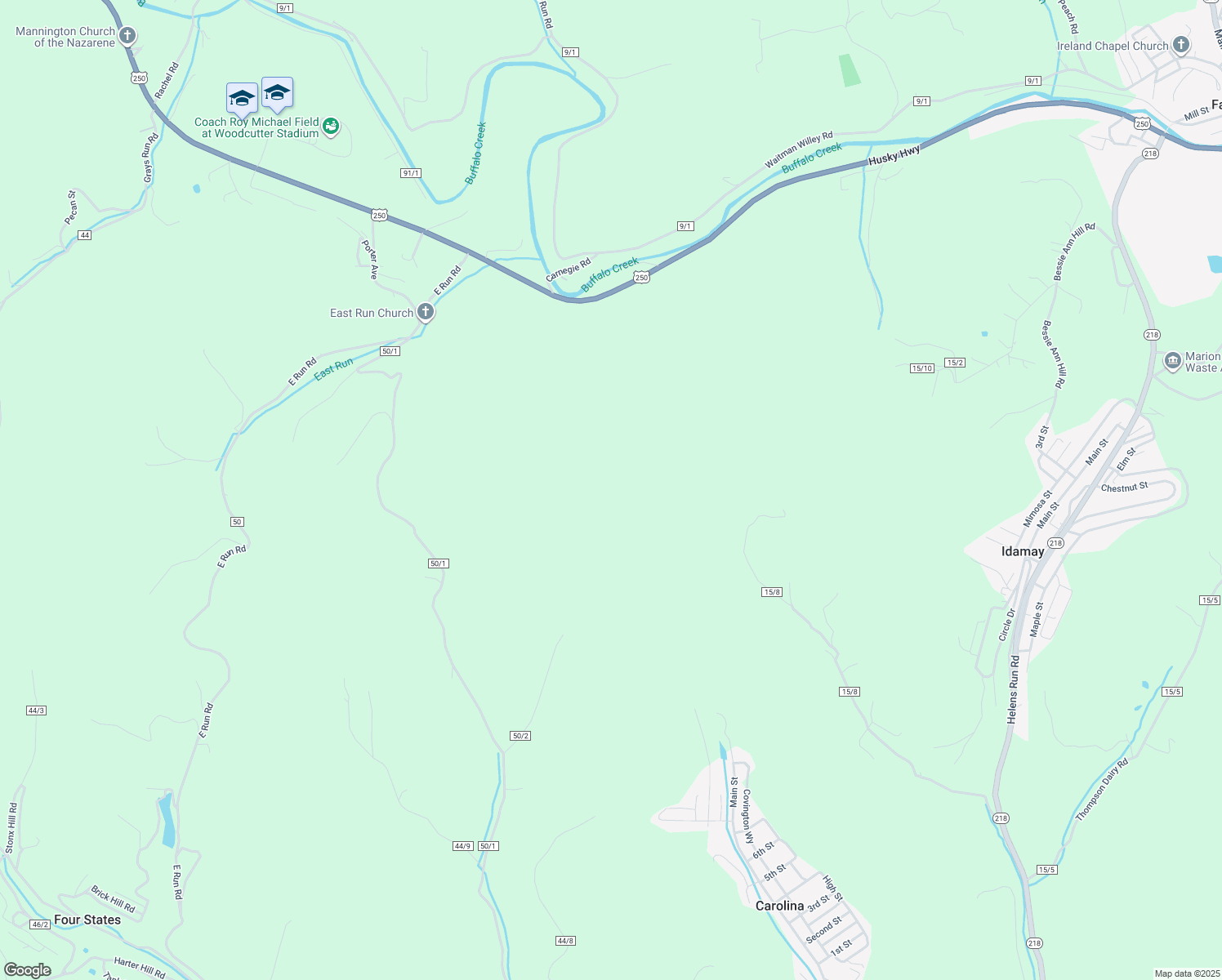 map of restaurants, bars, coffee shops, grocery stores, and more near in Rachel