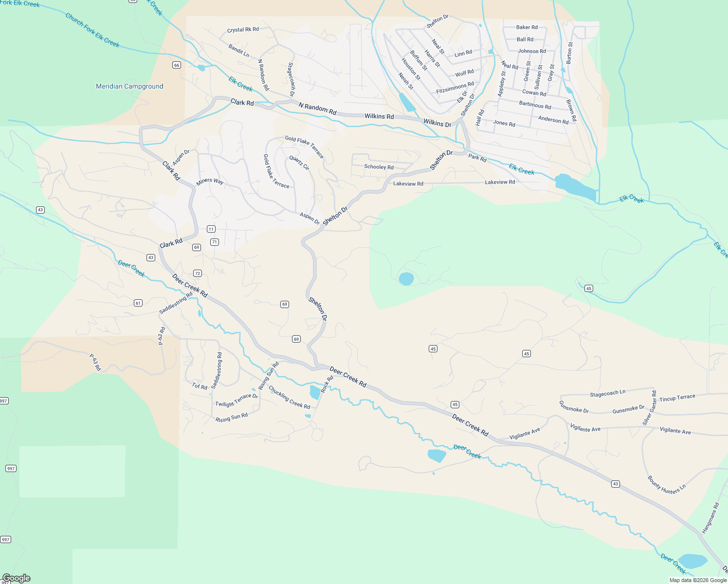 map of restaurants, bars, coffee shops, grocery stores, and more near 486 Shelton Drive in Bailey