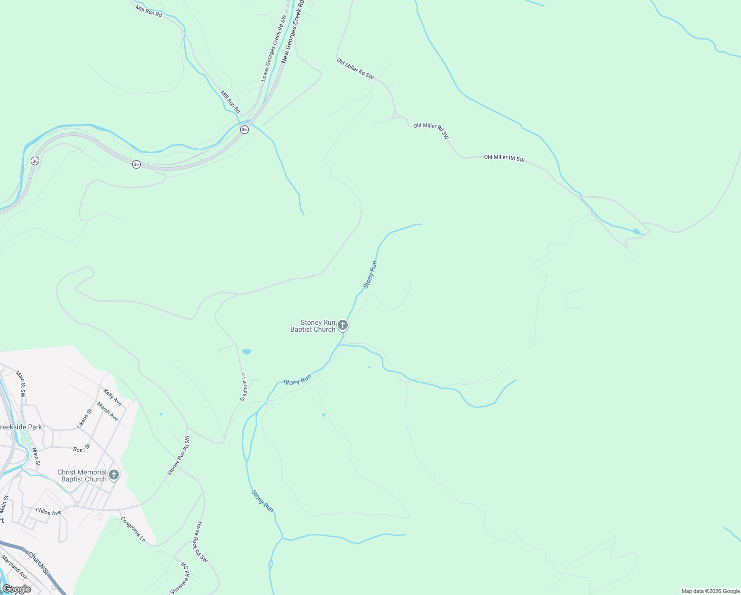 map of restaurants, bars, coffee shops, grocery stores, and more near 21307 Long Mountain Road Southwest in Westernport