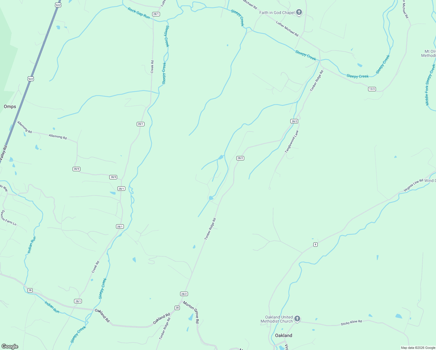 map of restaurants, bars, coffee shops, grocery stores, and more near Bear Paw Drive in Berkeley Springs