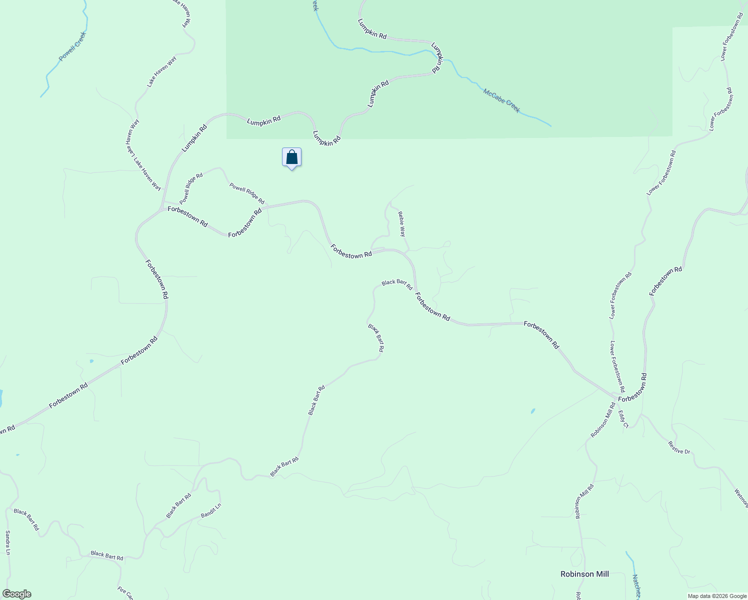 map of restaurants, bars, coffee shops, grocery stores, and more near 274 Black Bart Road in Oroville