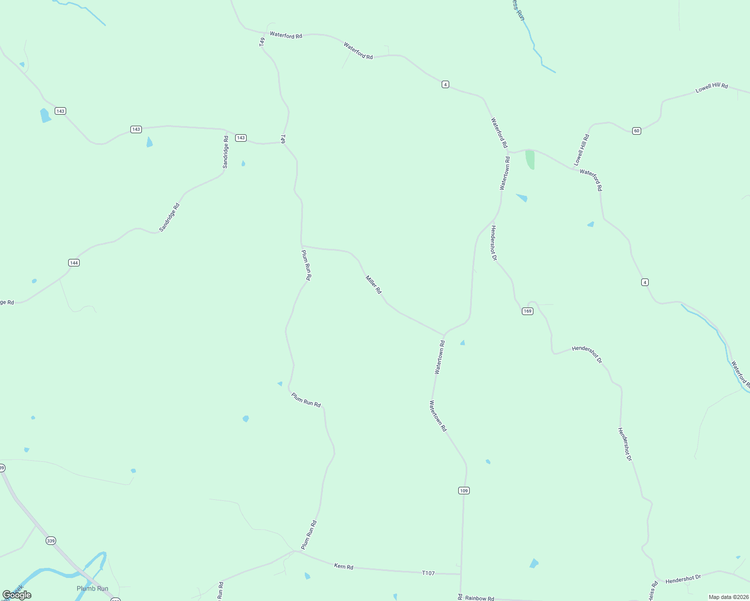 map of restaurants, bars, coffee shops, grocery stores, and more near 301 Miller Road in Waterford