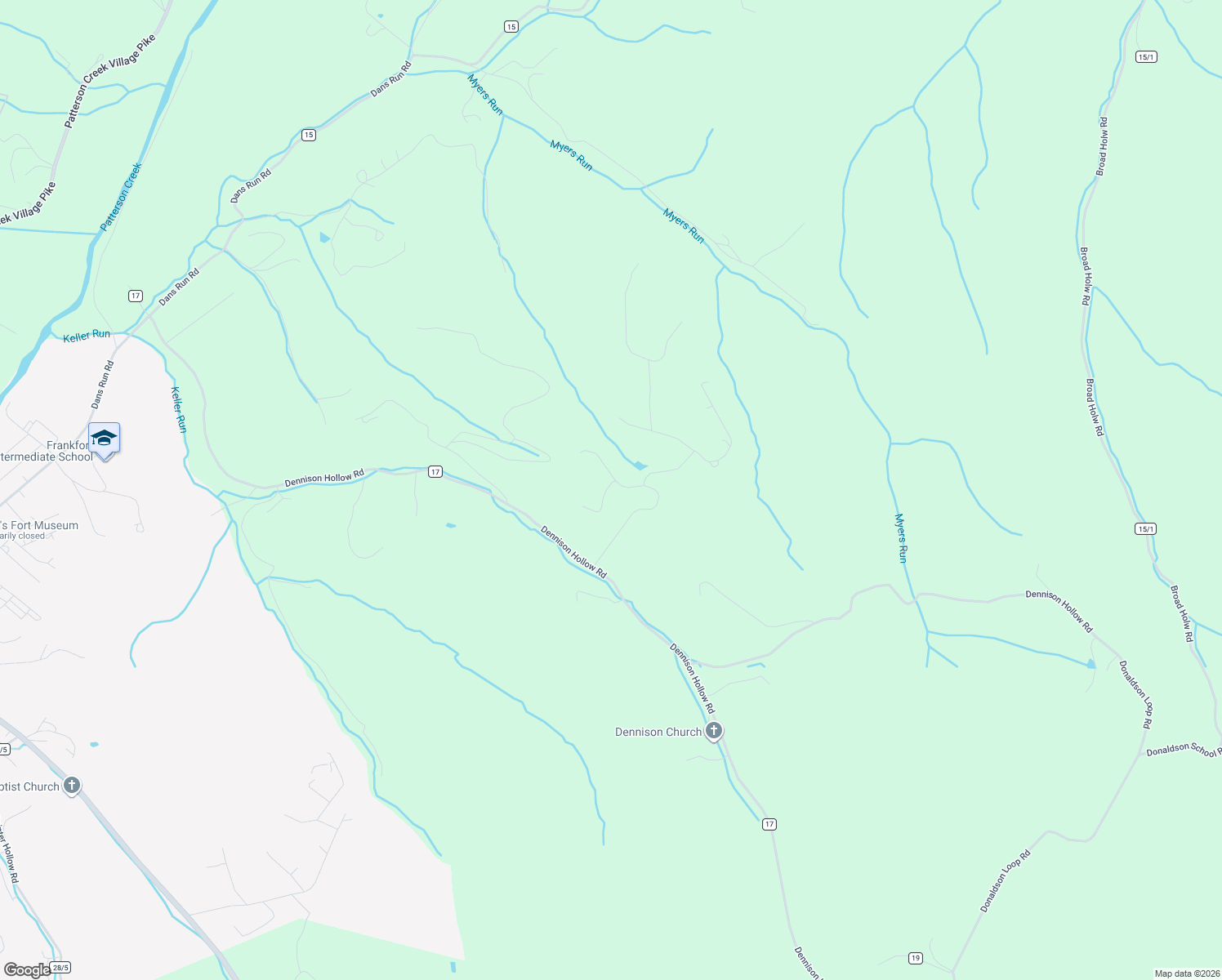 map of restaurants, bars, coffee shops, grocery stores, and more near 27 Towhee Hollow in Springfield