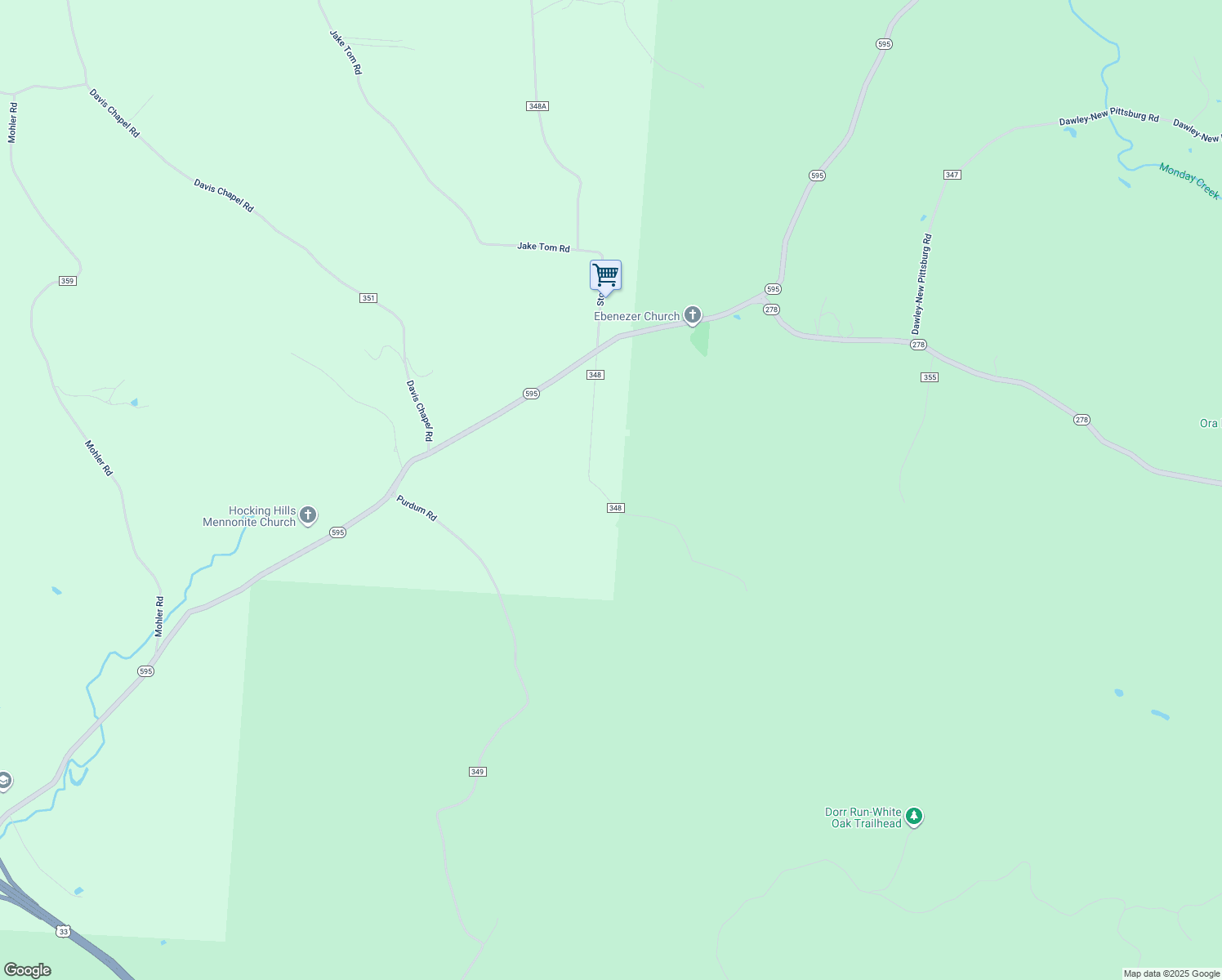 map of restaurants, bars, coffee shops, grocery stores, and more near 14201-14741 Cohagen Road in Logan