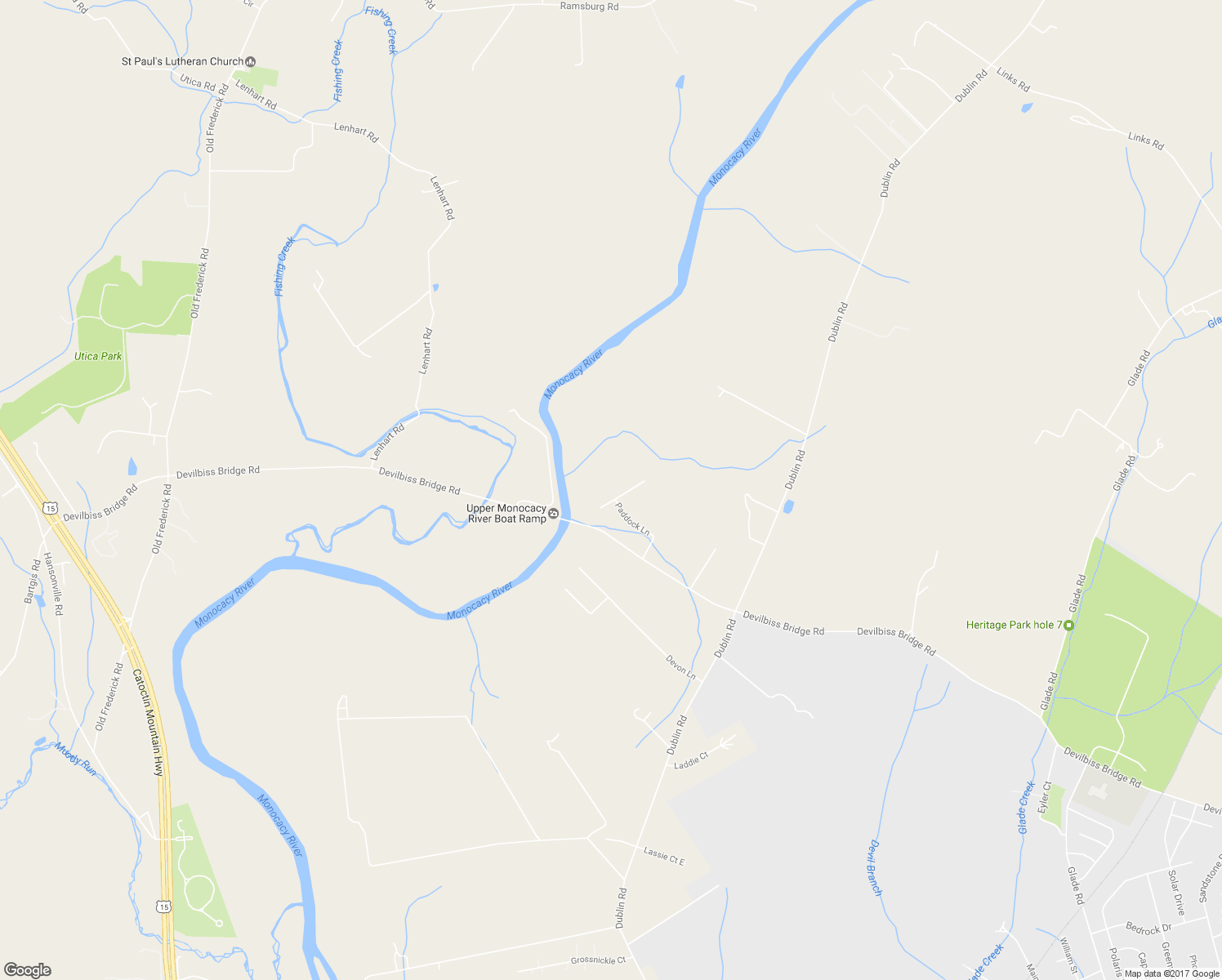 map of restaurants, bars, coffee shops, grocery stores, and more near 8402 Cub Hunt Court in Walkersville