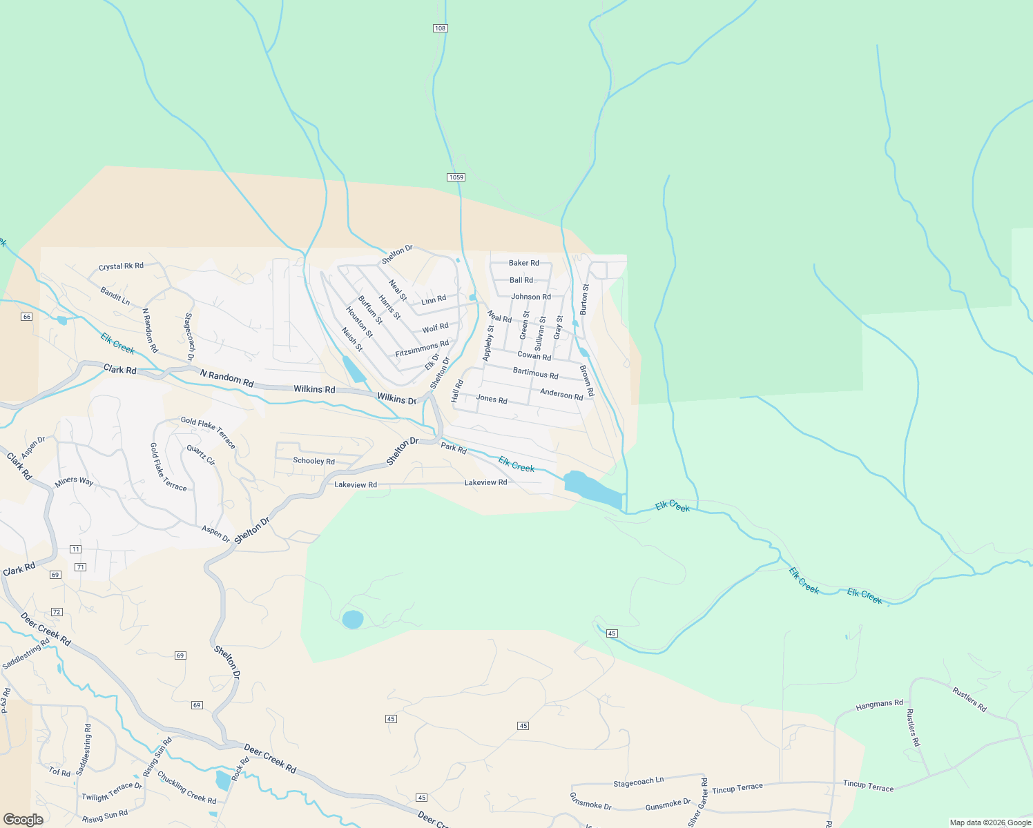 map of restaurants, bars, coffee shops, grocery stores, and more near 409 Hall Road in Bailey