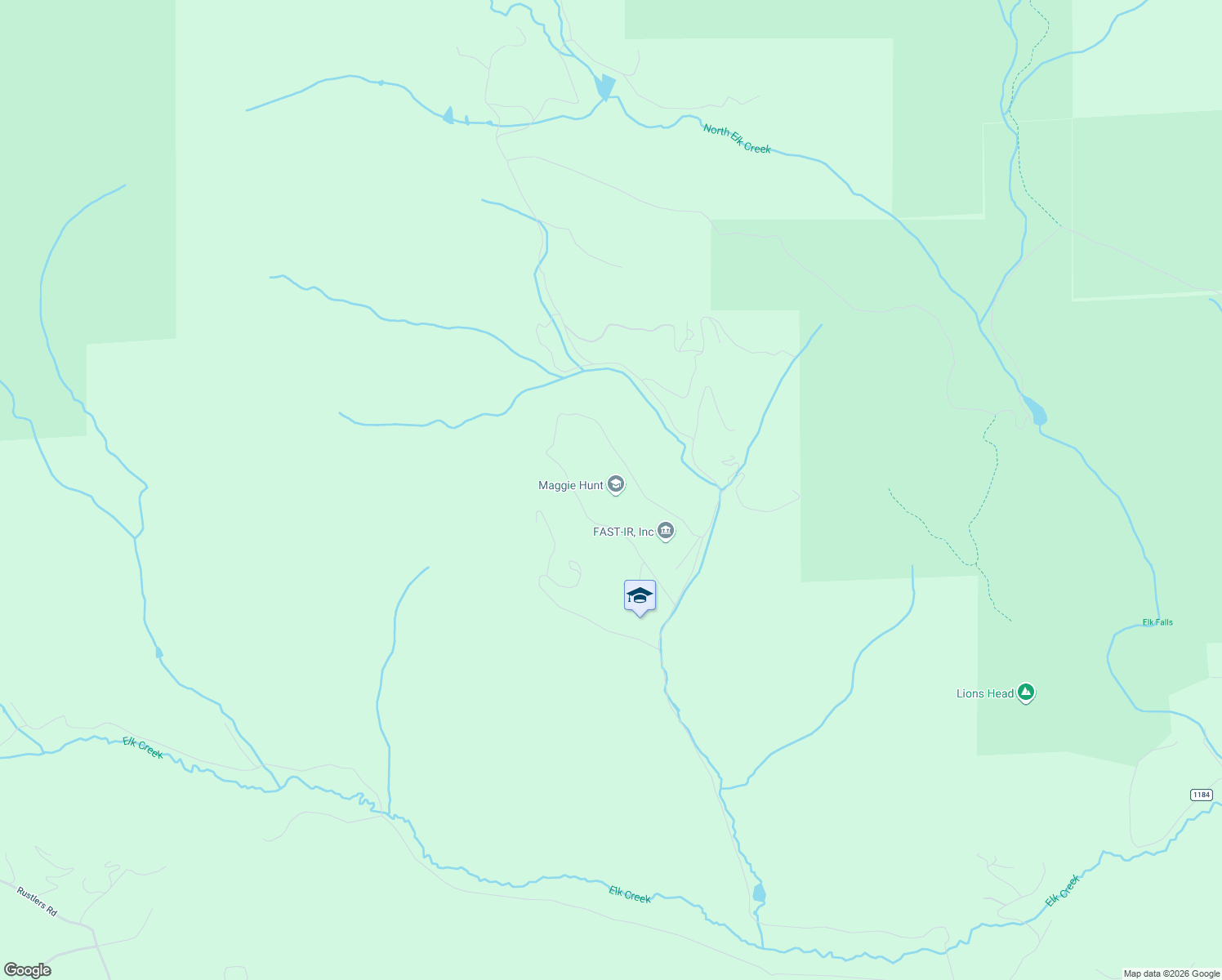 map of restaurants, bars, coffee shops, grocery stores, and more near 237 Road B in Pine