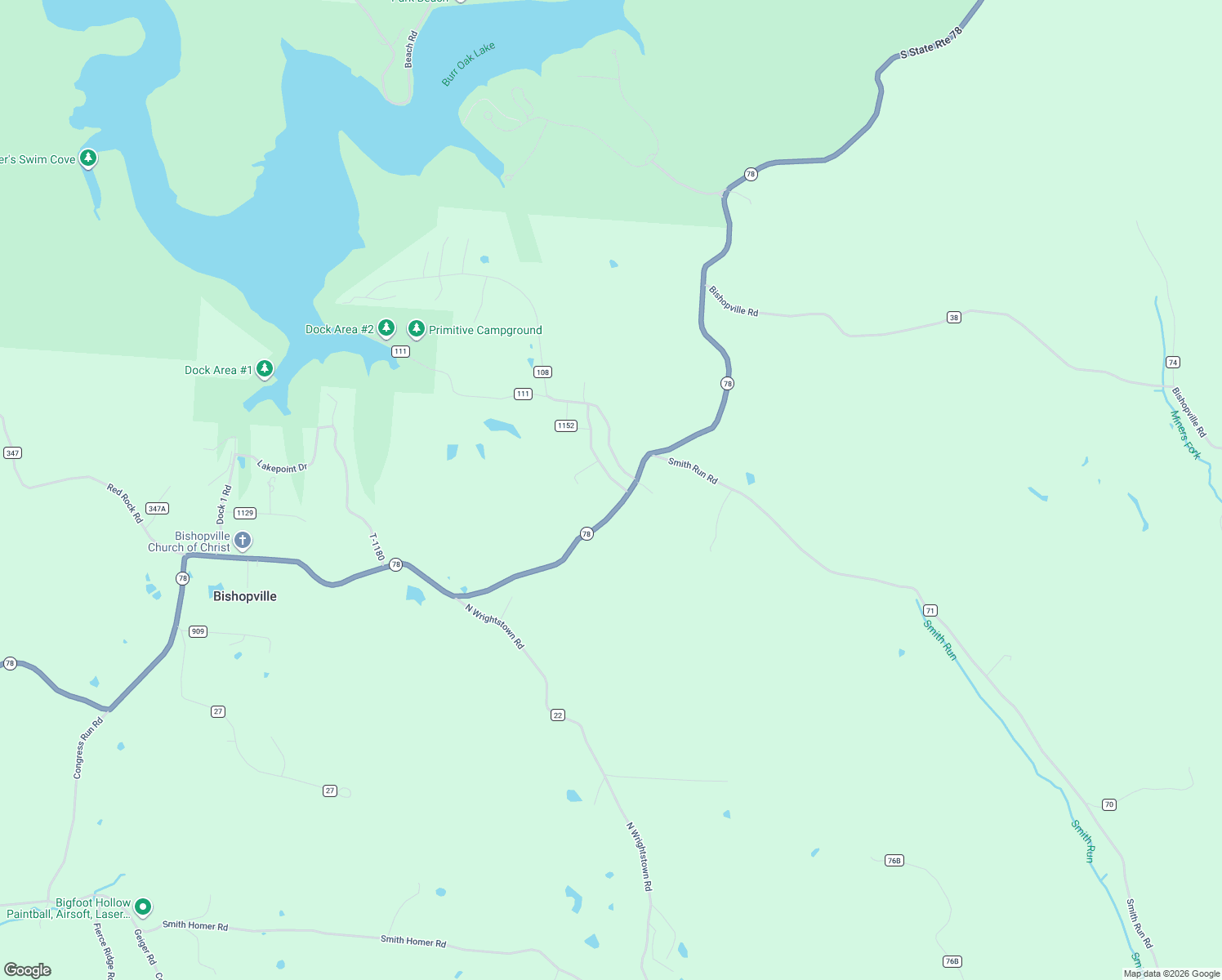map of restaurants, bars, coffee shops, grocery stores, and more near 6195 Paulette Drive in Glouster