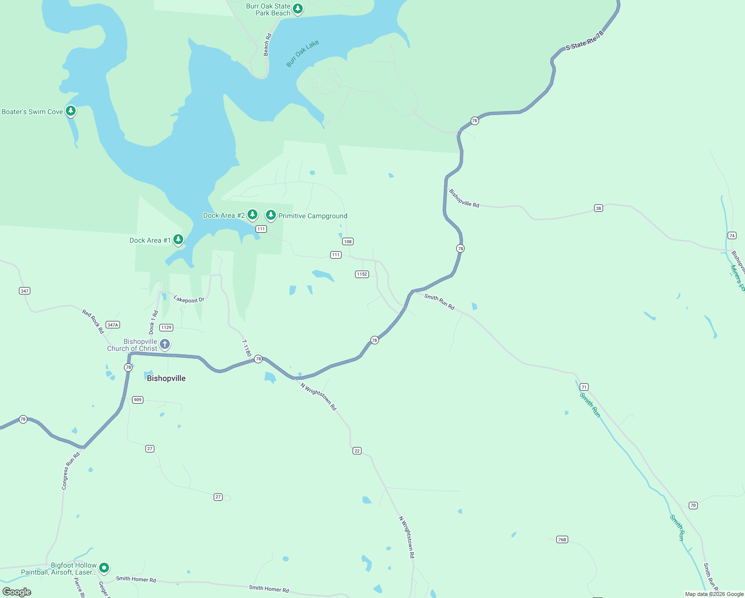 map of restaurants, bars, coffee shops, grocery stores, and more near 10340 Paulette Road in Glouster