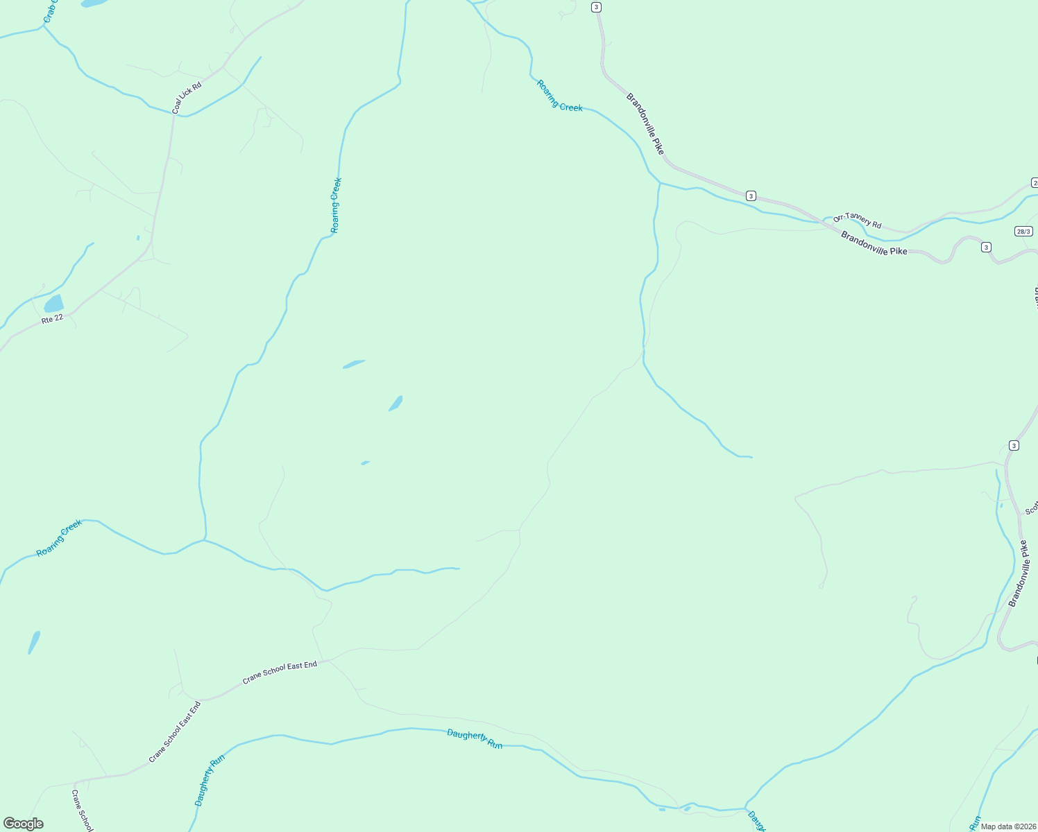 map of restaurants, bars, coffee shops, grocery stores, and more near 3194 Tannery-Crane in Terra Alta