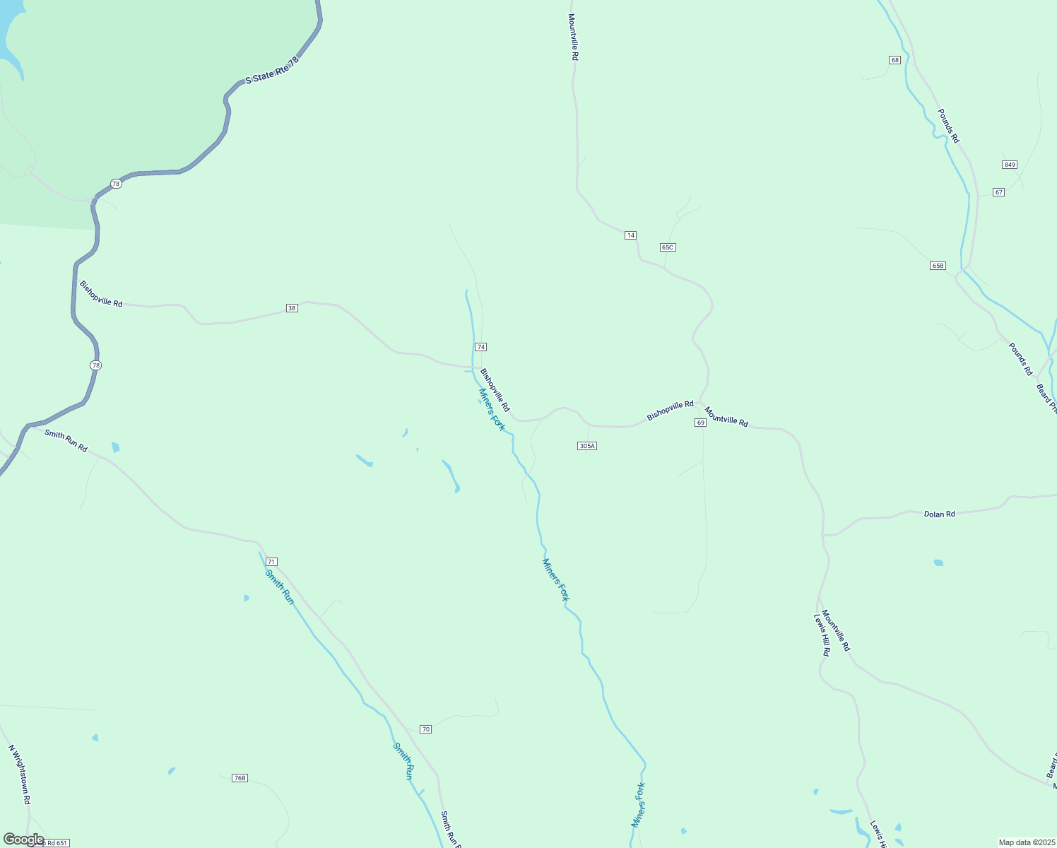 map of restaurants, bars, coffee shops, grocery stores, and more near 8585 Bishopville Road in Glouster