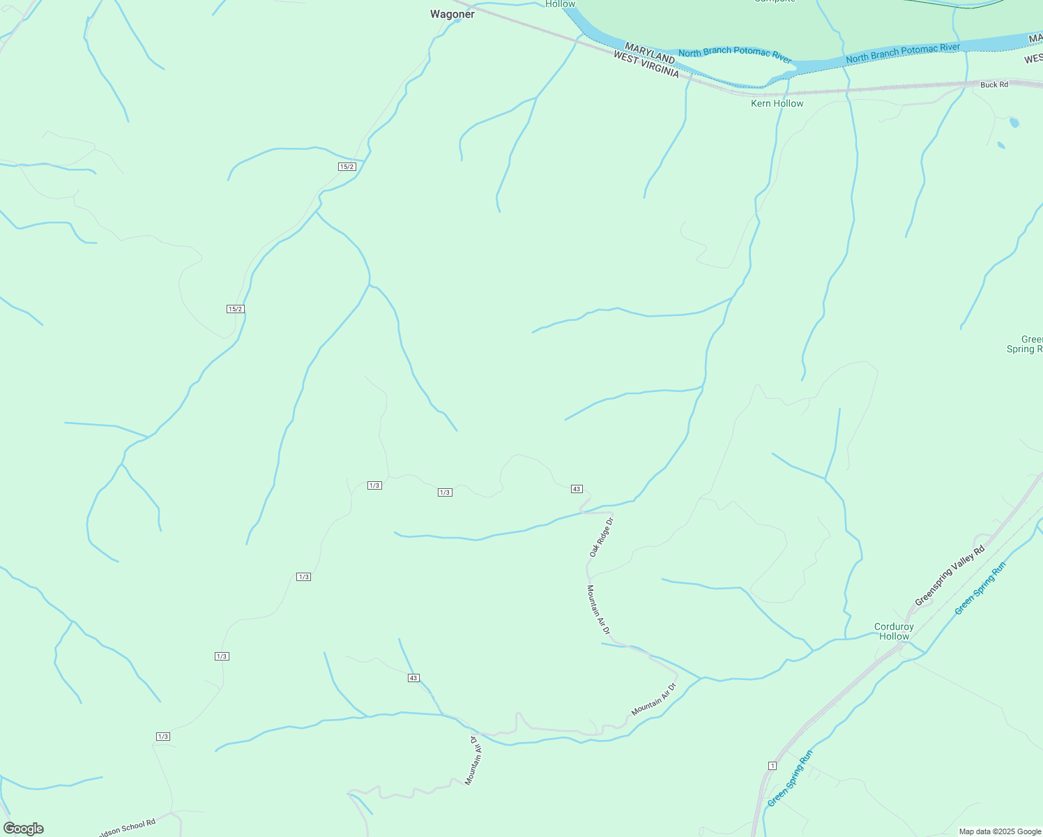 map of restaurants, bars, coffee shops, grocery stores, and more near in Green Spring